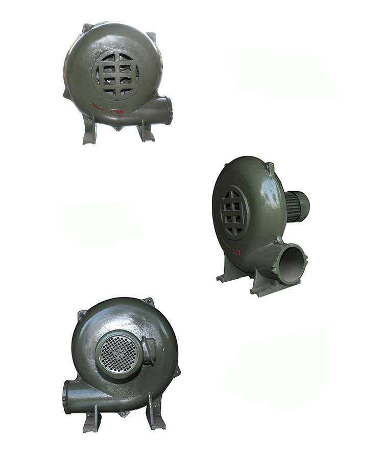 新型離心式鼓風(fēng)機正面、側(cè)面、背面圖