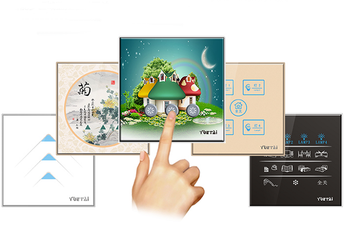 一開金屬拉絲開關(guān)產(chǎn)品圖