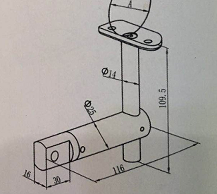 固定管托結(jié)構(gòu)圖 固定管托結(jié)構(gòu)圖