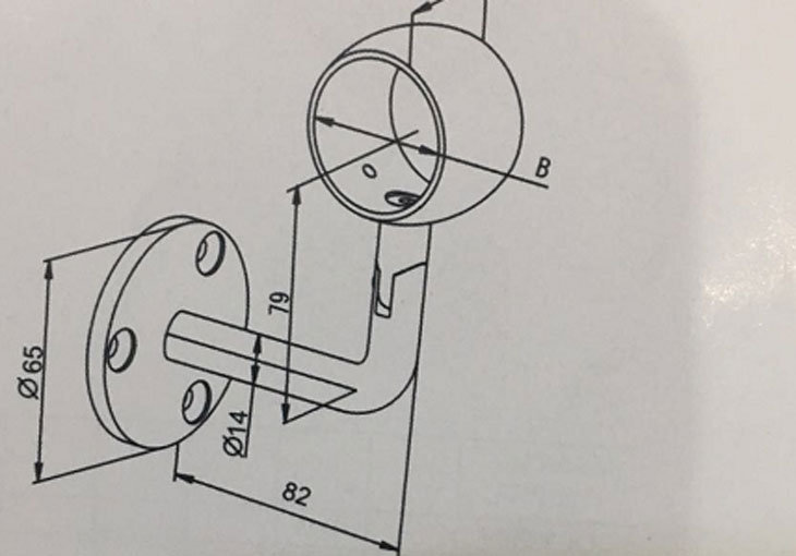圓環(huán)扶手 結(jié)構(gòu)圖 圓環(huán)扶手 結(jié)構(gòu)圖