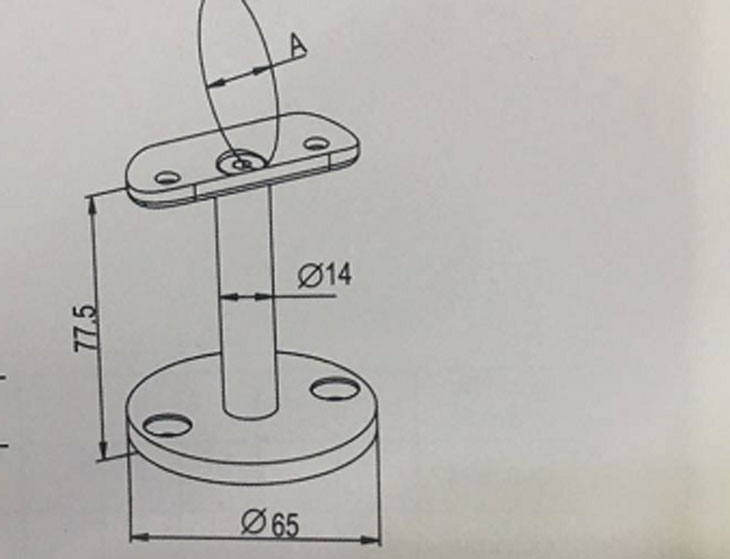 不銹鋼 扶手結(jié)構(gòu)圖 不銹鋼 扶手結(jié)構(gòu)圖