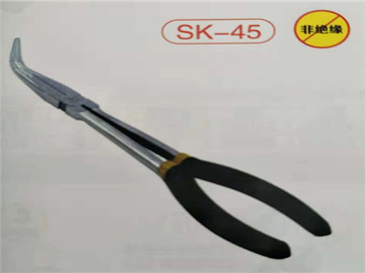 歐克工具 加長90度彎嘴鉗