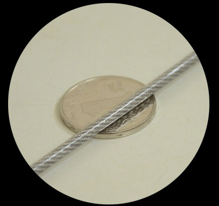 鋼絲繩和硬幣對(duì)比圖 鋼絲繩和硬幣對(duì)比圖