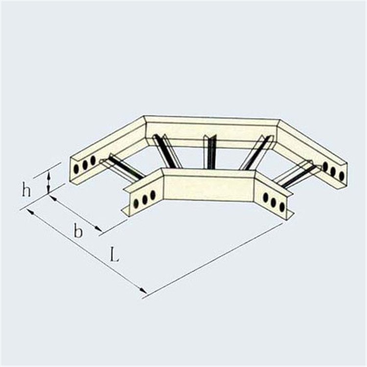 XQJ-TI-02型水平彎通 階梯式電纜橋架 XQJ-TI-02型水平彎通 階梯式電纜橋架